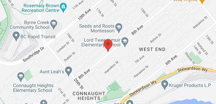 map of 1801 EIGHTH AVENUE